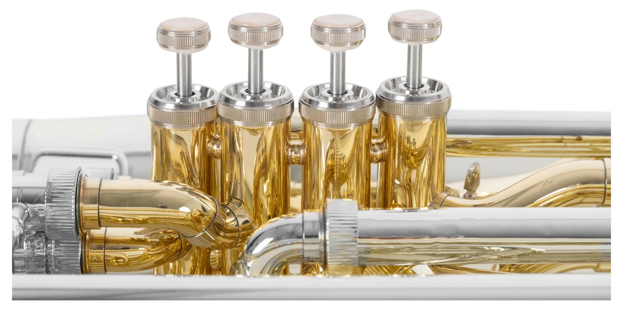 Classic Cantabile Tuba MardiBrass Kunststoff Bb Tuba, Set, Gigbag und Mundstück, Mundrohr und Maschine aus Messing