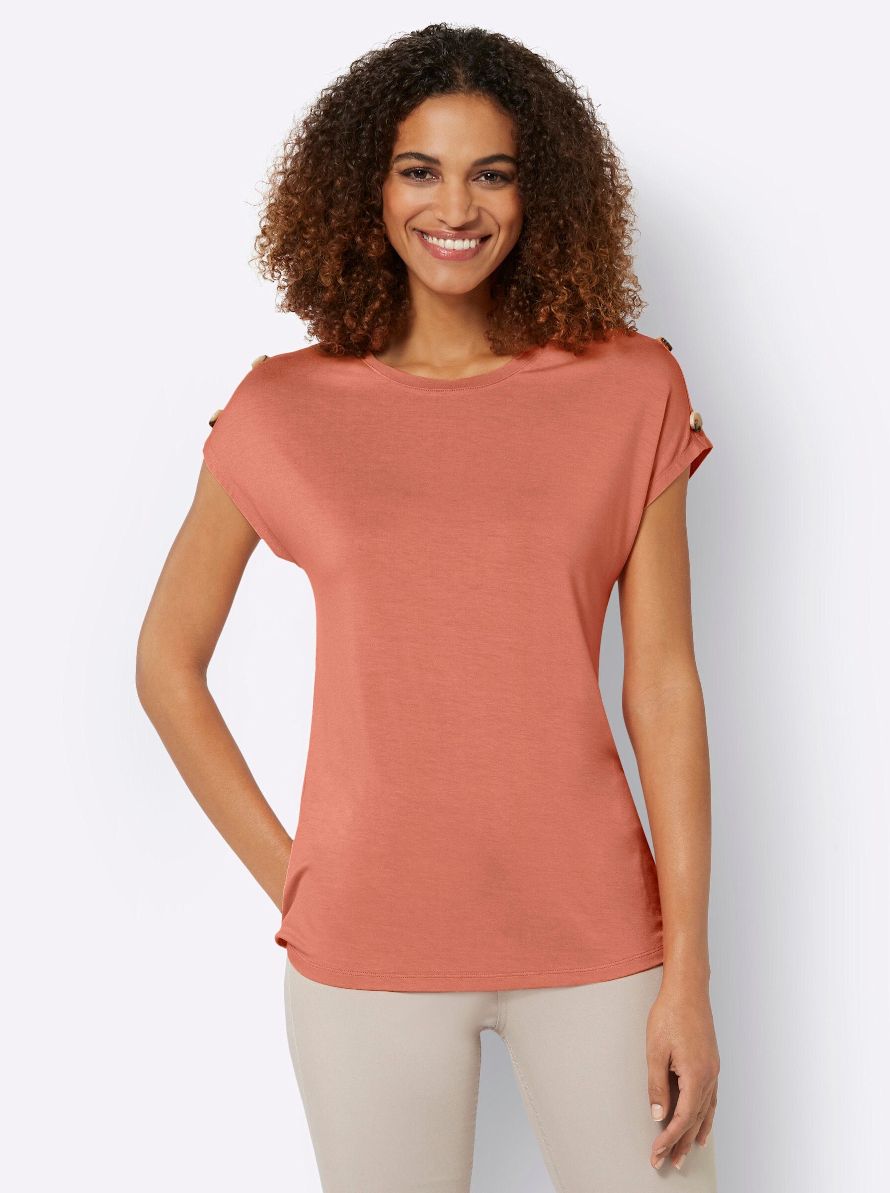 WEIDEN T-Shirt WITT papaya