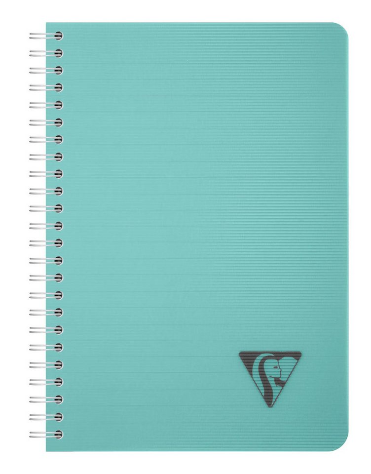 Thumbnail - CLAIREFONTAINE Notizheft 5x Spiralbuch A5, 90 Bl liniert 90g, Einband PP Sortiert 327546C, Linicolor, Age Bag und Europa