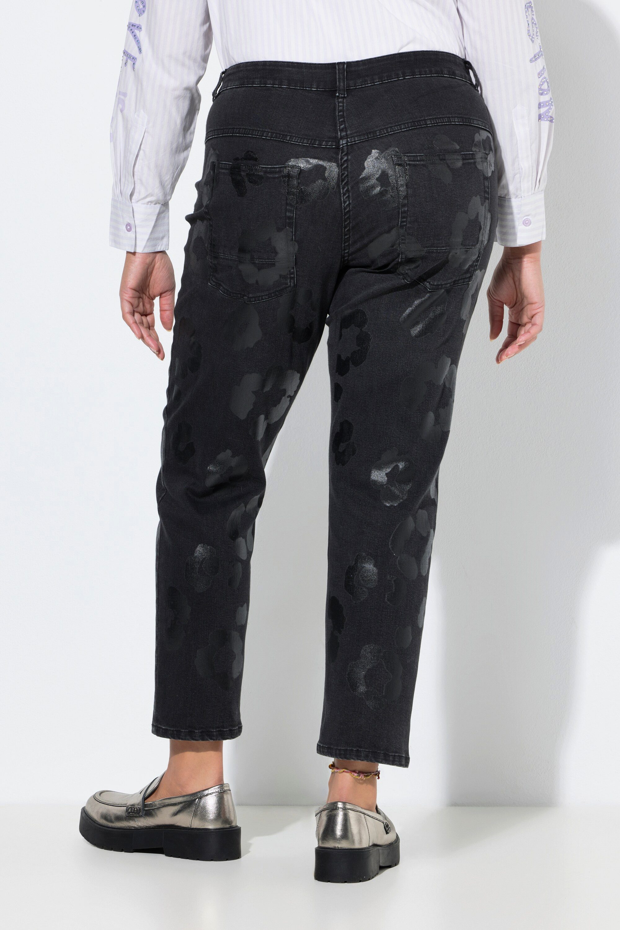 Angel of Style Regular-fit-Jeans Boyfriend-Jeans Stretchdenim glänzender Le günstig online kaufen