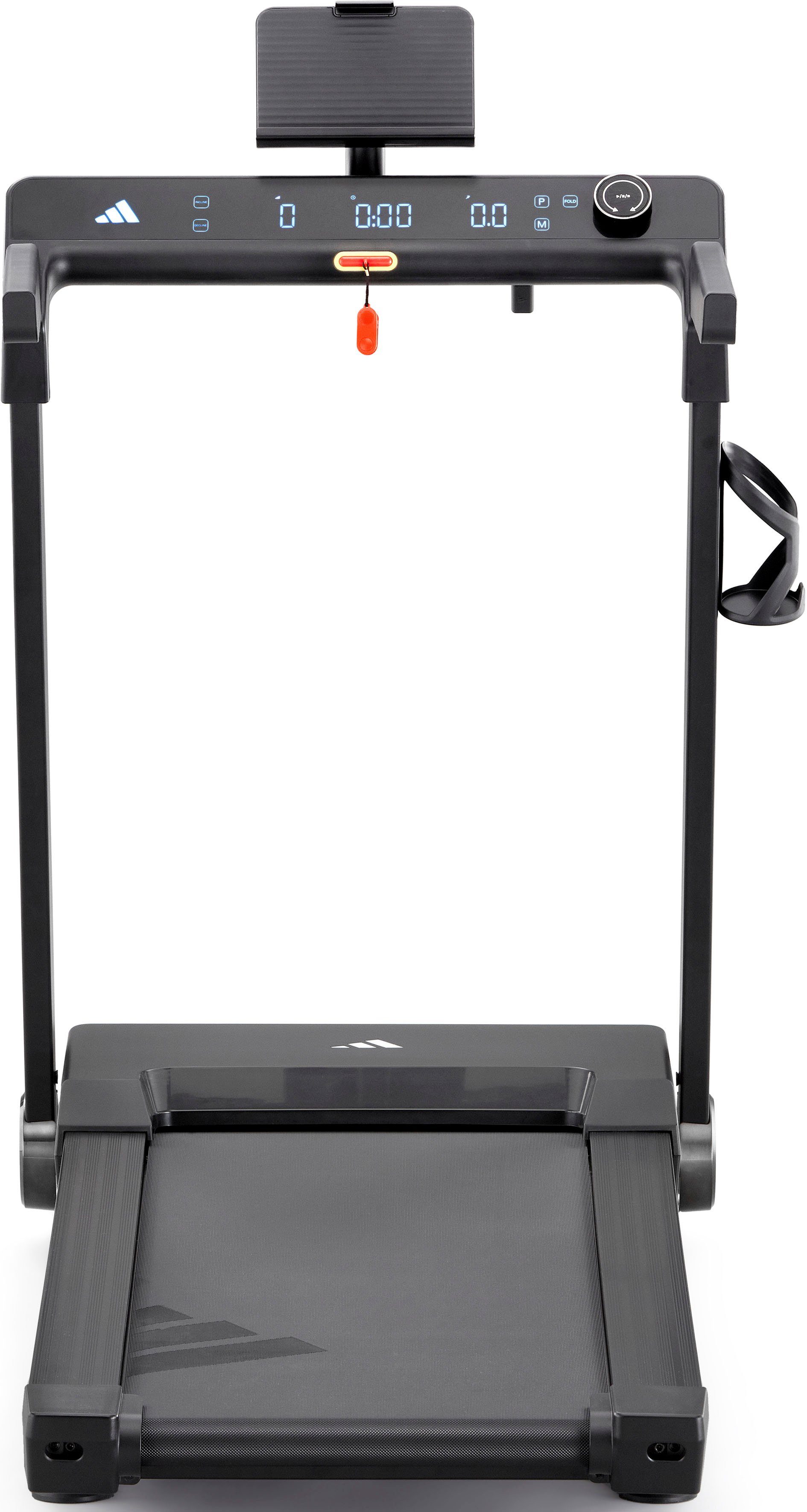 adidas Performance Laufband T-24c (mit Bluetooth und App-Funktion), bis max. 18 km/h, klappbar, mit Steigung, 110 kg max. Benutzergewicht – Bild 5 von 5