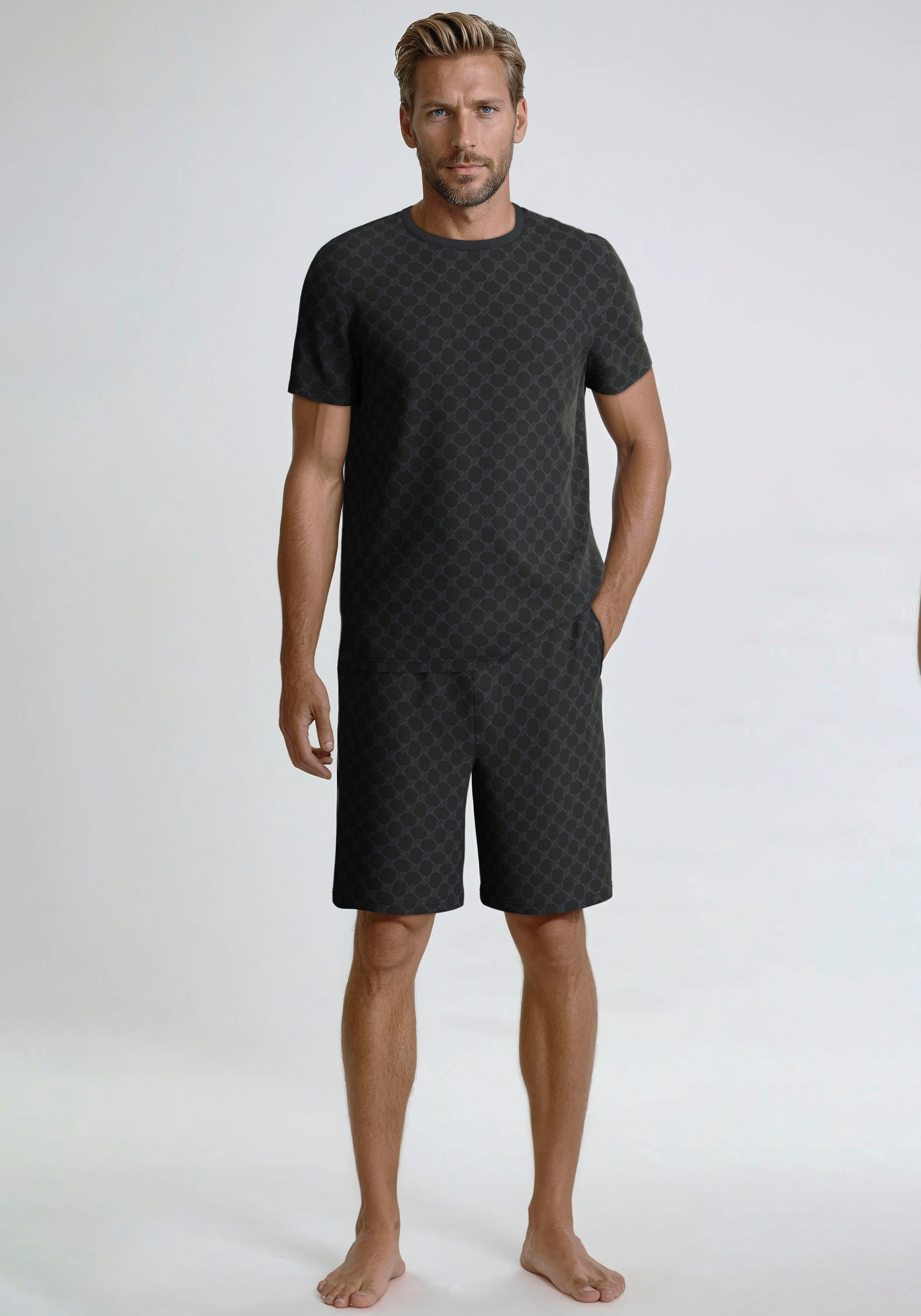 JOOP! Shorts Leisure mit Cornflower-Alloverprint günstig online kaufen
