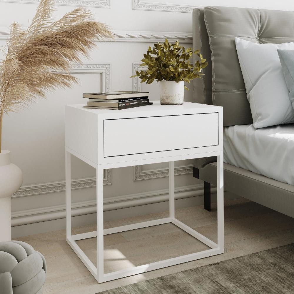 Beautysofa Nachttisch Kay (1 Schublade, 45 günstig online kaufen