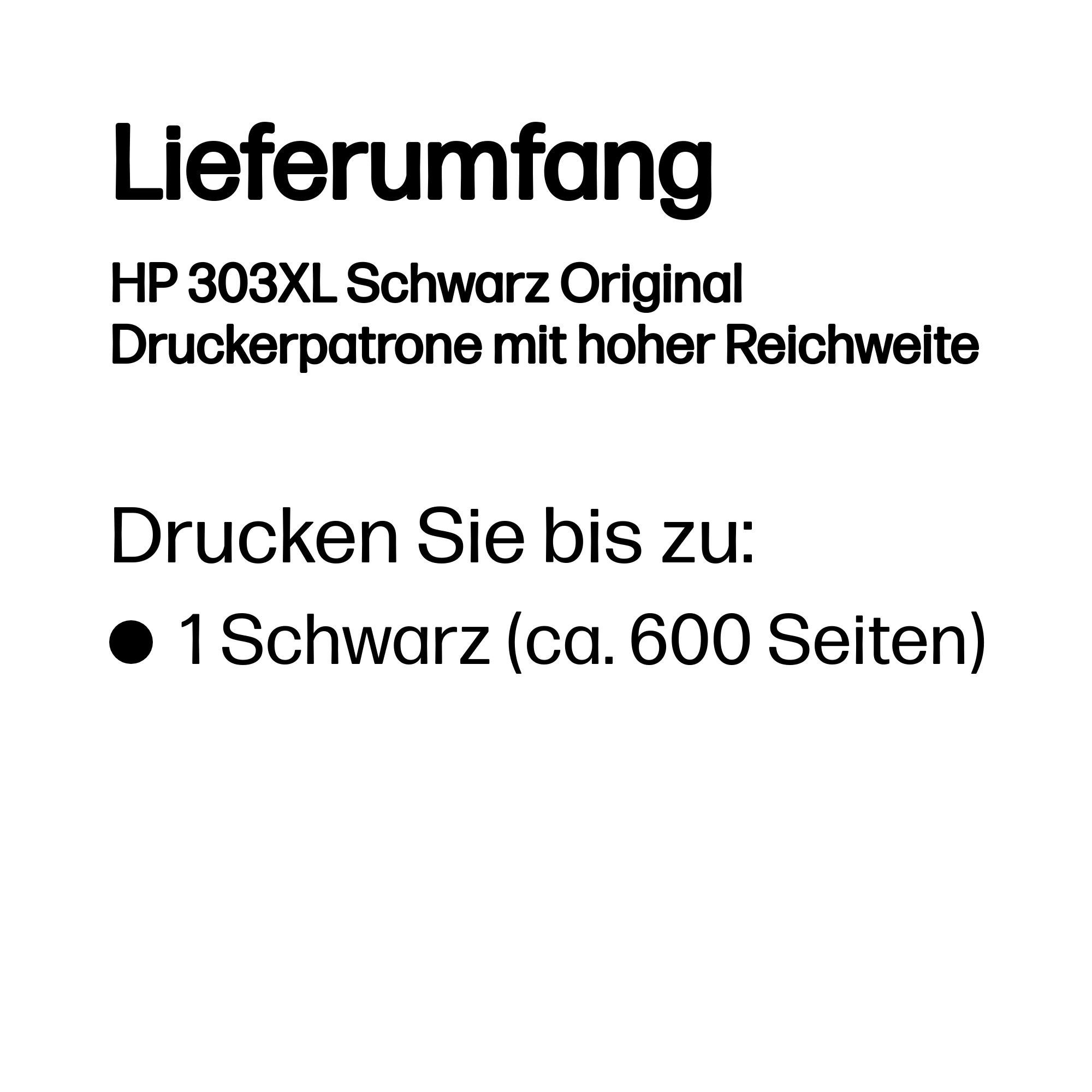 HP HP Tintenpatrone Nr. 303XL T6N04AE schwarz (ca. 60 Tintenpatrone – Bild 3 von 5
