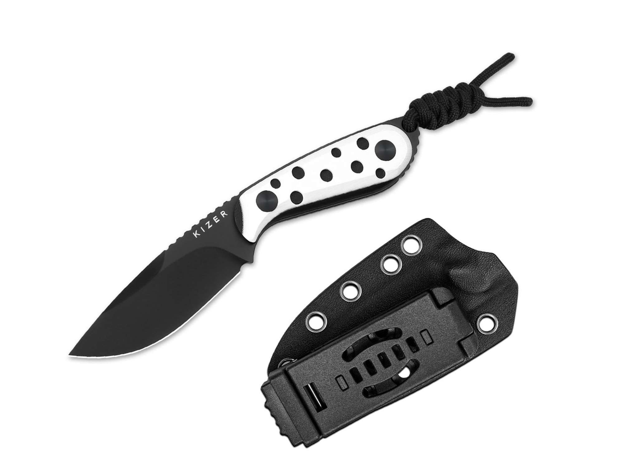 Kizer Taschenmesser Kizer Buddy Nitro-V Black & White G10