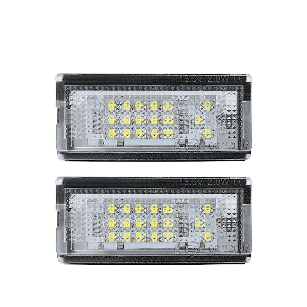 KFZ-Ersatzleuchte LED Kennzeichenbeleuchtung Auto, E-geprüft mit geringem Verbrauch