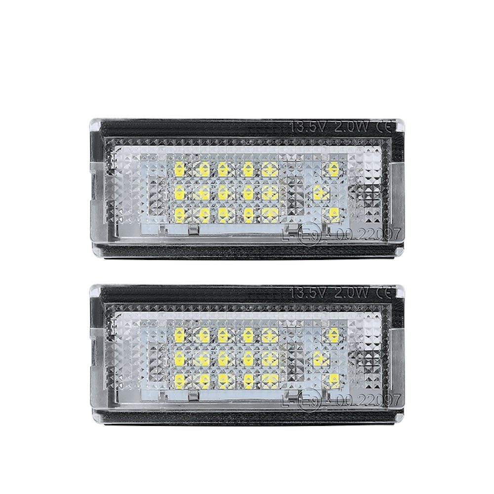 LLCTOOLS Rückleuchte LED Kennzeichenbeleuchtung für BMW E46 COMPACT,  TOURING, LIMOUSINE, LED fest integriert, Tageslichtweiß