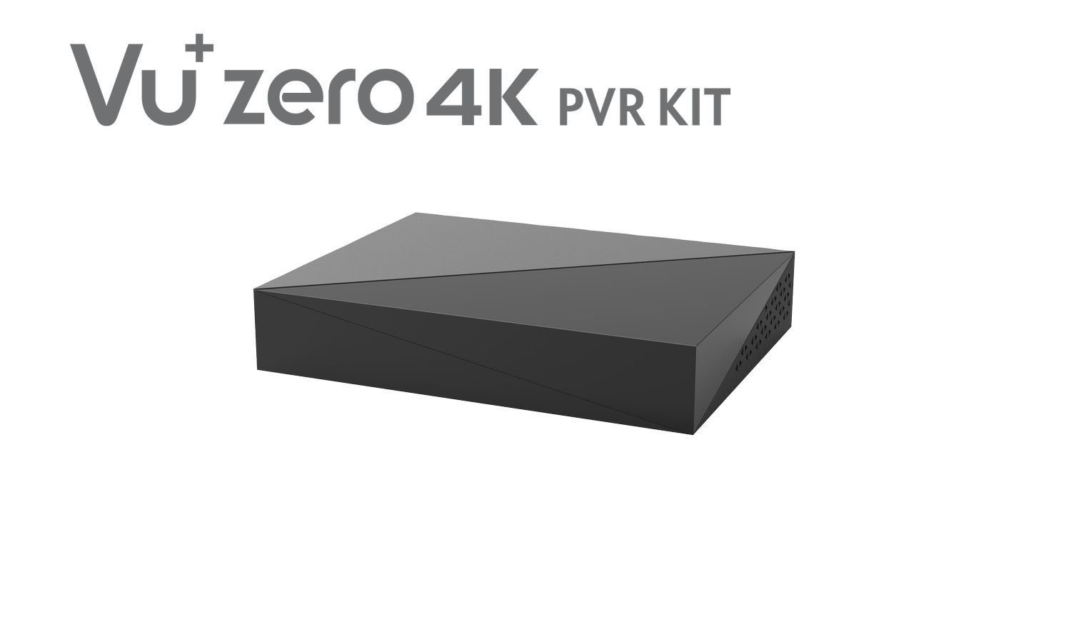 VU+ VU+ Zero Inklusive 4K Tuner HDD, schwarz PVR Kit 4TB