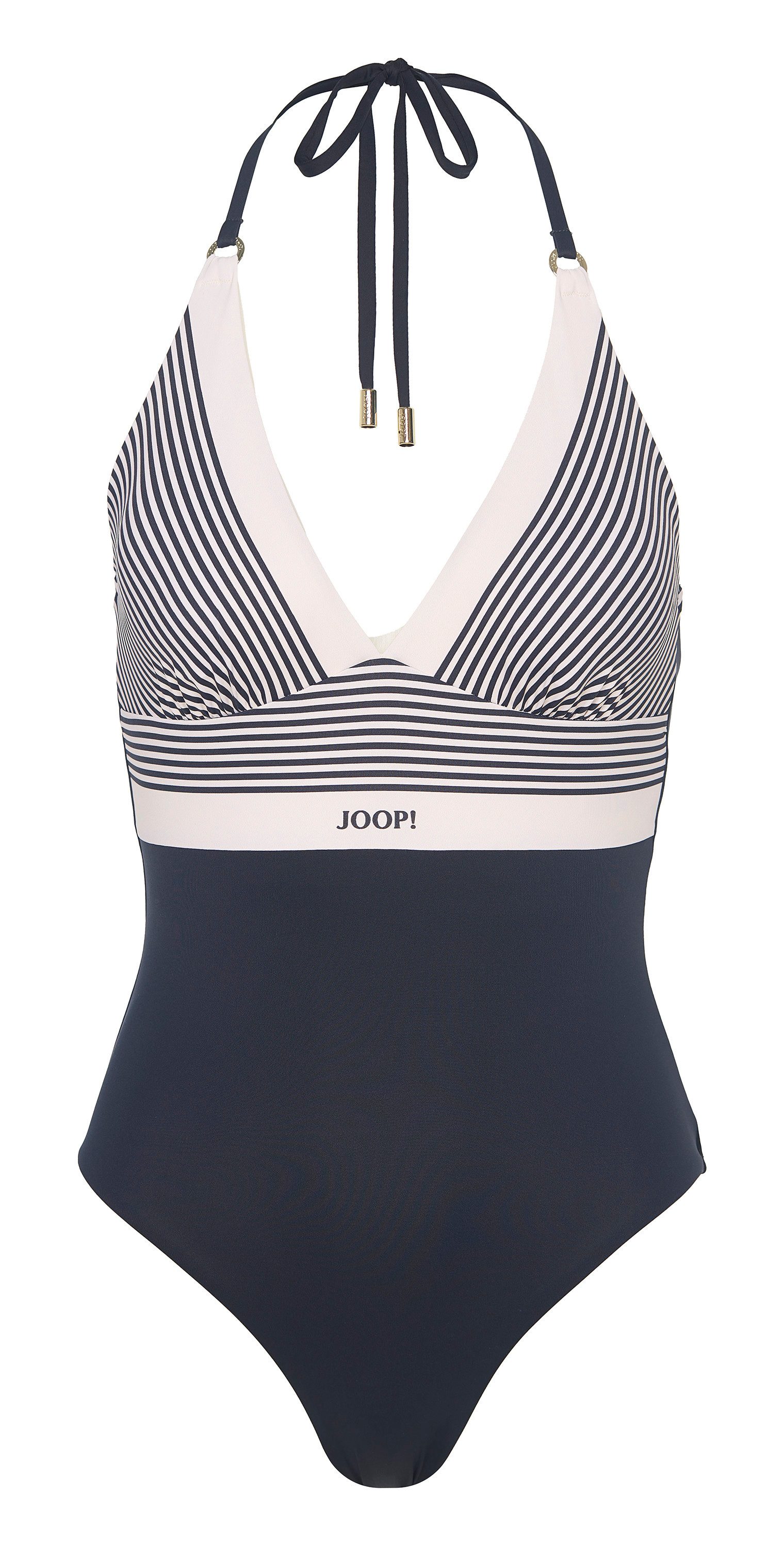 JOOP! Badeanzug Stripes Wattierte Cups, herausnehmbare Pads günstig online kaufen