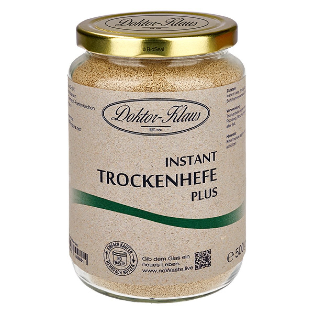 Doktor-Klaus Backzutat ® Trockenhefe Instant PLUS 500g