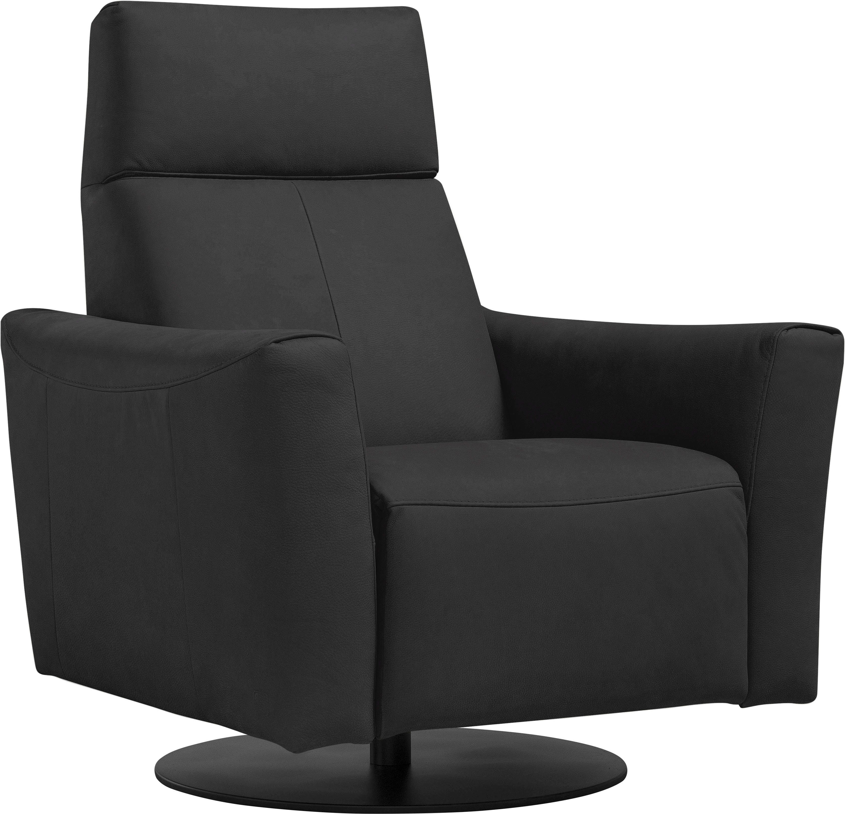 Egoitaliano Sessel Blues Designsessel, Loungesessel, Breite 84cm, bequem und elegant, drehbar, inkl. manuelle Relaxfunktion durch Push-Back-Mechanismus