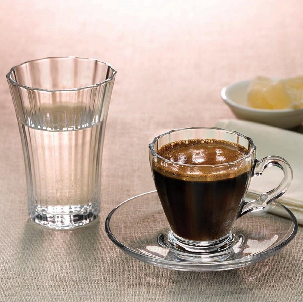 Tequila Glas Kaffee zum Wassergläser Glas Pasabahce 6er 52400 Set ml Set DIAMOND Glas Seite 110 Mokka