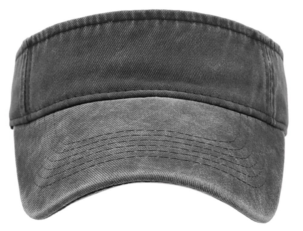 dy_mode Visor Sonnenvisor Unisex Mütze Visor Kappe Damen Herren Schirmmütze One Size, mit Klettverschluss