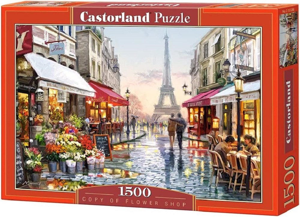 Castorland Puzzle Blumen, Planzen,Landschaften, Garten, Fantasie, Strohhaus, Magic Place, 1500 Puzzleteile, Sommer, Frühling, Herbst, Winter, Dekoration, Kollektion