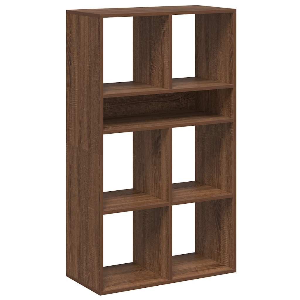 vidaXL Bücherregal Bücherregal Braun Eichen-Optik 66x31x112 günstig online kaufen