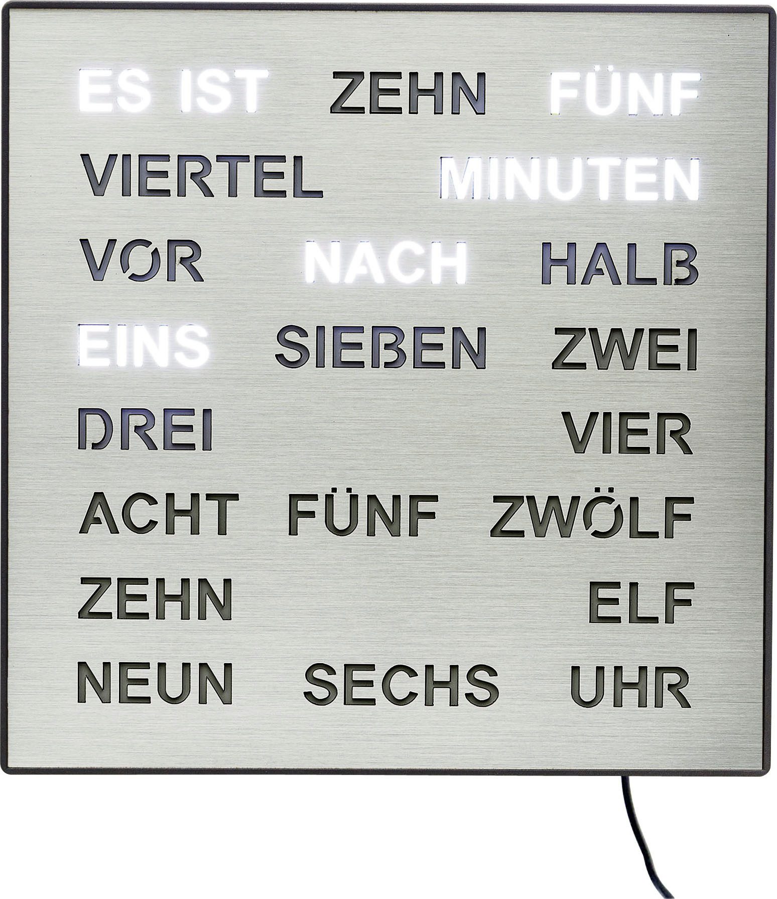 AMS Tischuhr T1234 Made in Germany,Büro,Wohnzimmer,Esszimmer, als Wanduhr nutzbar