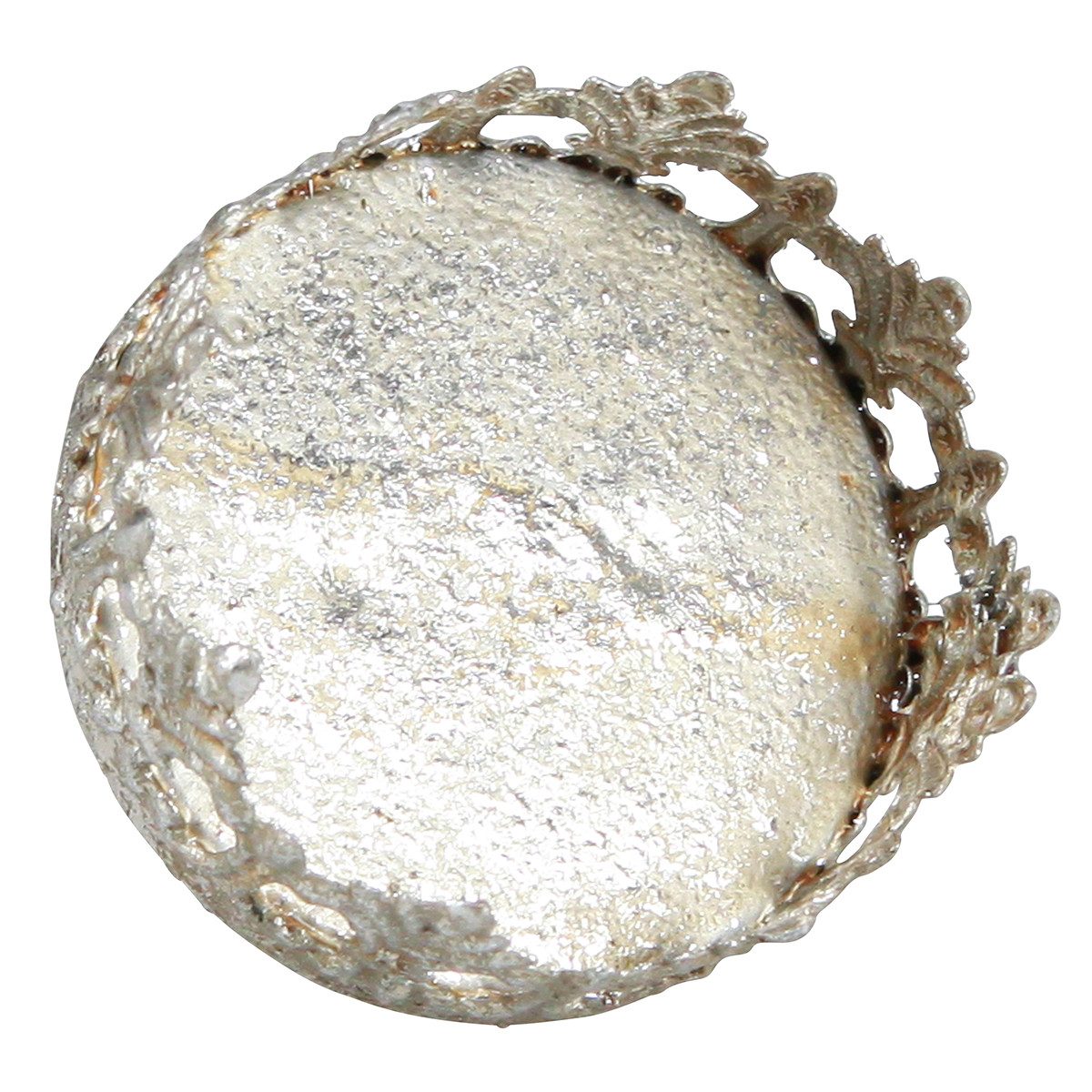 Viana Kerzenhalter Vintage Teelichthalter mit Glas Silber-Stecker Ø5,5cm H8 günstig online kaufen