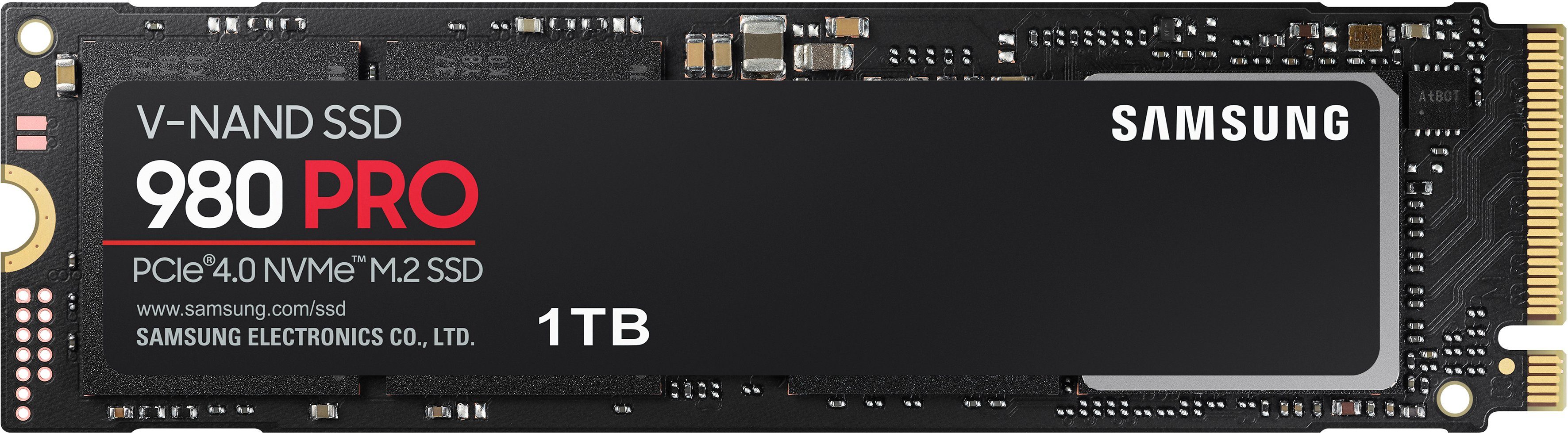 Samsung 980 PRO interne SSD (1 TB) 7000 MB/S Lesegeschwindigkeit, 5000 MB/S Schreibgeschwindigkeit, Playstation 5 kompatibel, PCIe® 4.0 NVMe™, M.2 | SSD-Festplatten