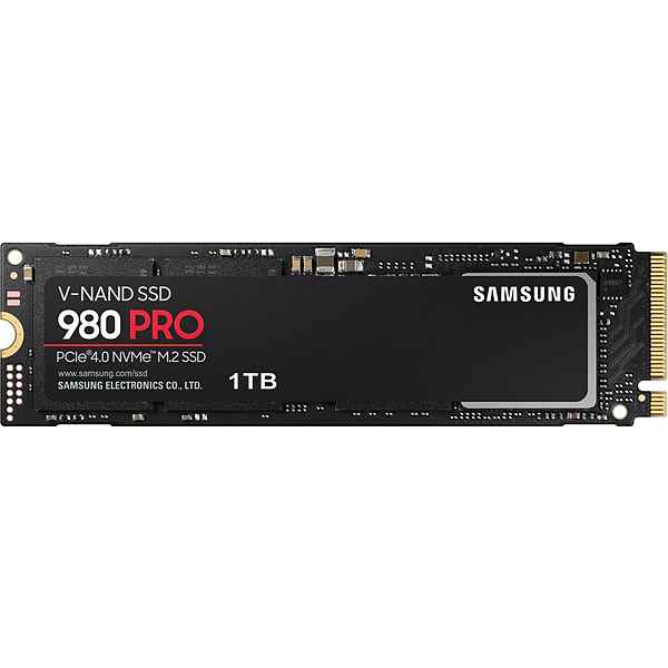 Samsung »980 PRO 1TB SSD« interne SSD (1 TB) 7000 MB/S Lesegeschwindigkeit, 5000 MB/S Schreibgeschwindigkeit, Playstation 5 kompatibel, PCIe® 4.0 NVMe™, M.2