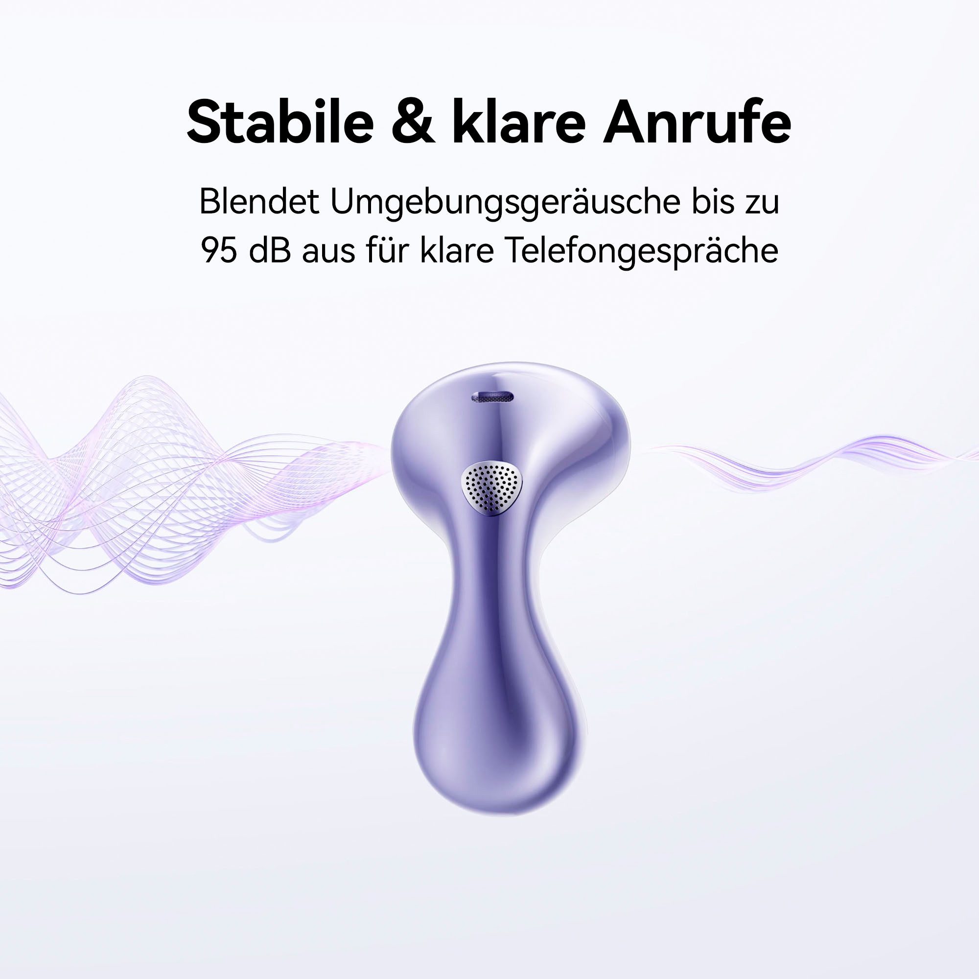 Huawei FreeBuds 6 wireless In-Ear-Kopfhörer (Active Noise Cancelling (ANC), Freisprechfunktion, A2DP Bluetooth, Dual-Lautsprecher, Active Noise Canceling) – Bild 4 von 5