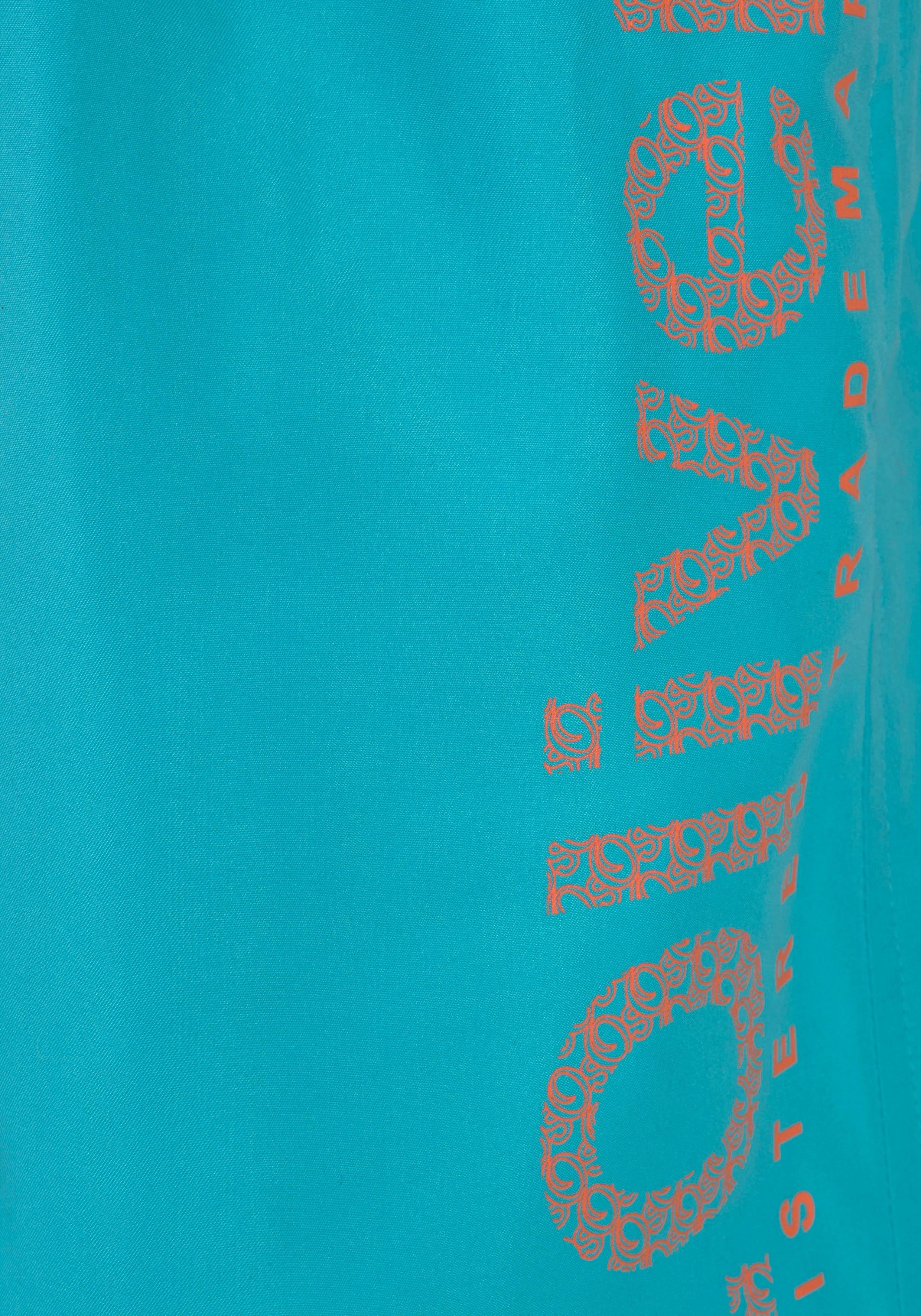 s.Oliver Badeshorts mit trendigem Logoprint