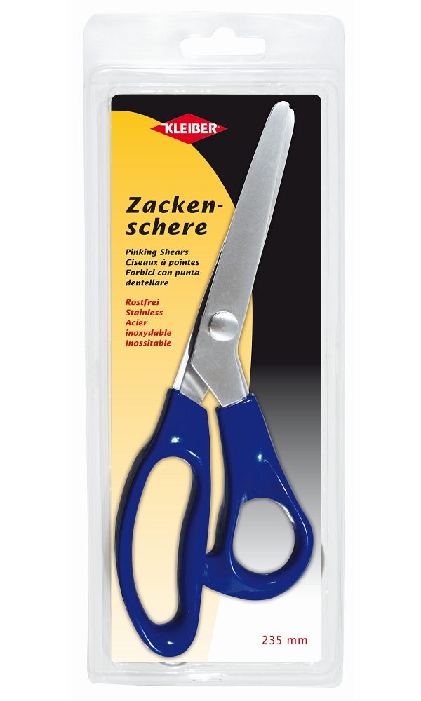 KLEIBER Universalschere Profi Zackenschere aus Edelstahl, 23,5 cm