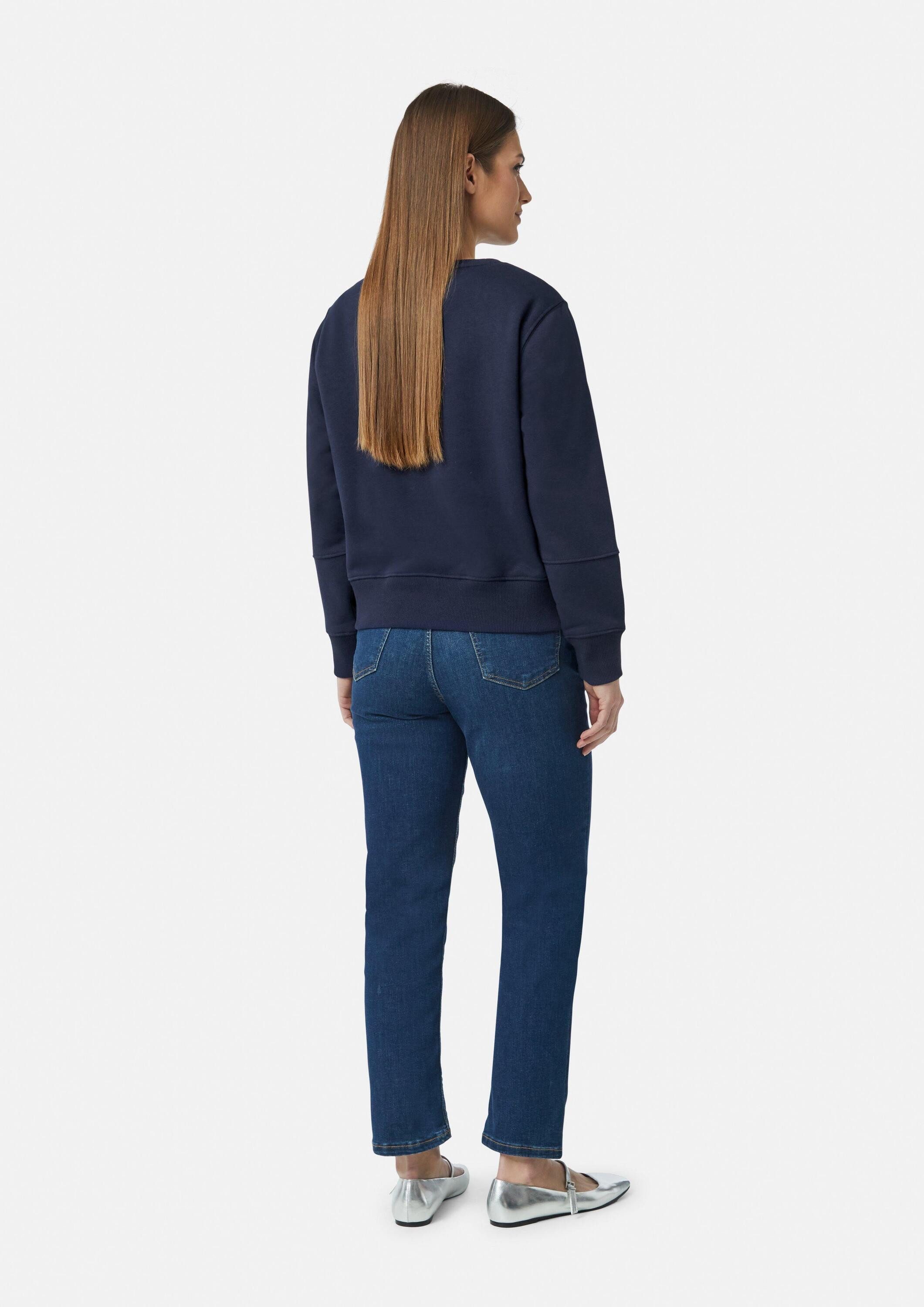 comma Sweatshirt Sweatshirt Sweatshirt im Relaxed Fit mit Stickerei