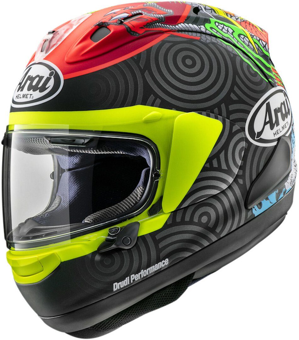 Arai Motorradhelm RX-7V Evo Tatsuki Helm, vorbereitet für Kommunikationssystem,Notfallsystem-Polsterung (EQ