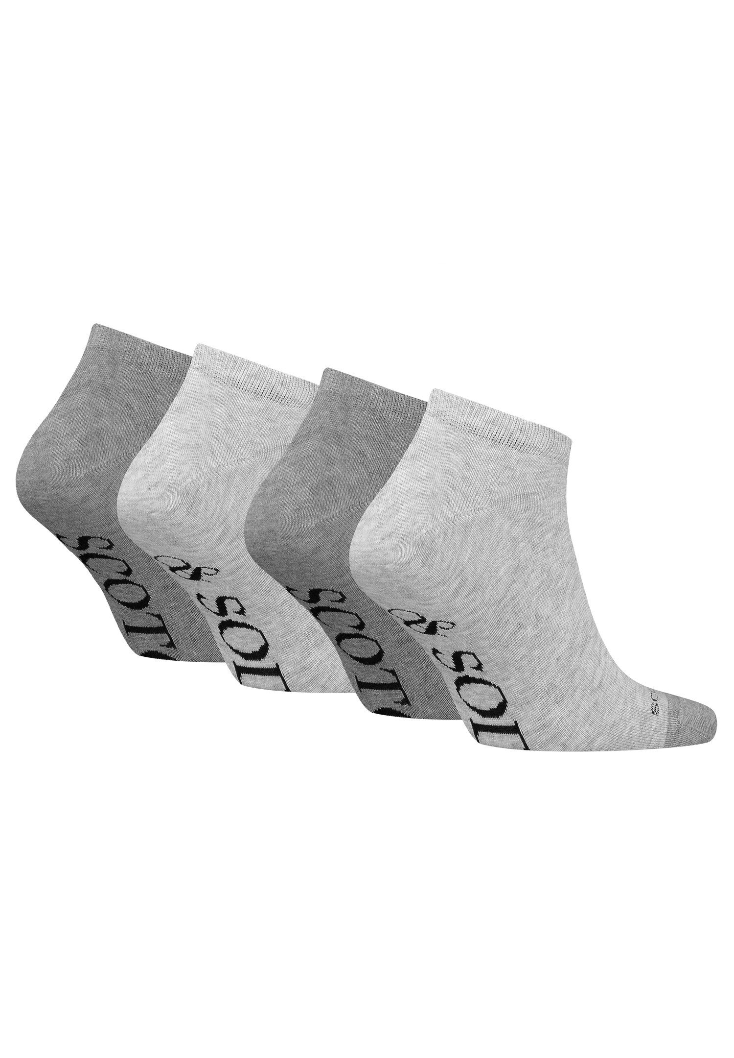 & Dip Kurzsocken Scotch SCSO Heather Soda Grey Socks Sneaker Toe (4-Paar) 4P