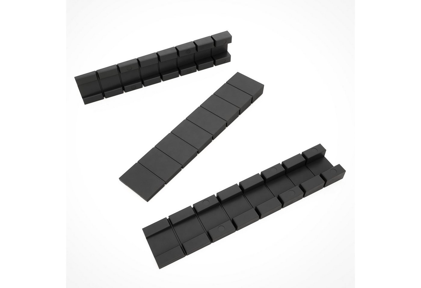 Thumbnail - sossai® Montagekeil Unterlegkeil mit Soll-Bruchstelle in Schwarz, (100-St)