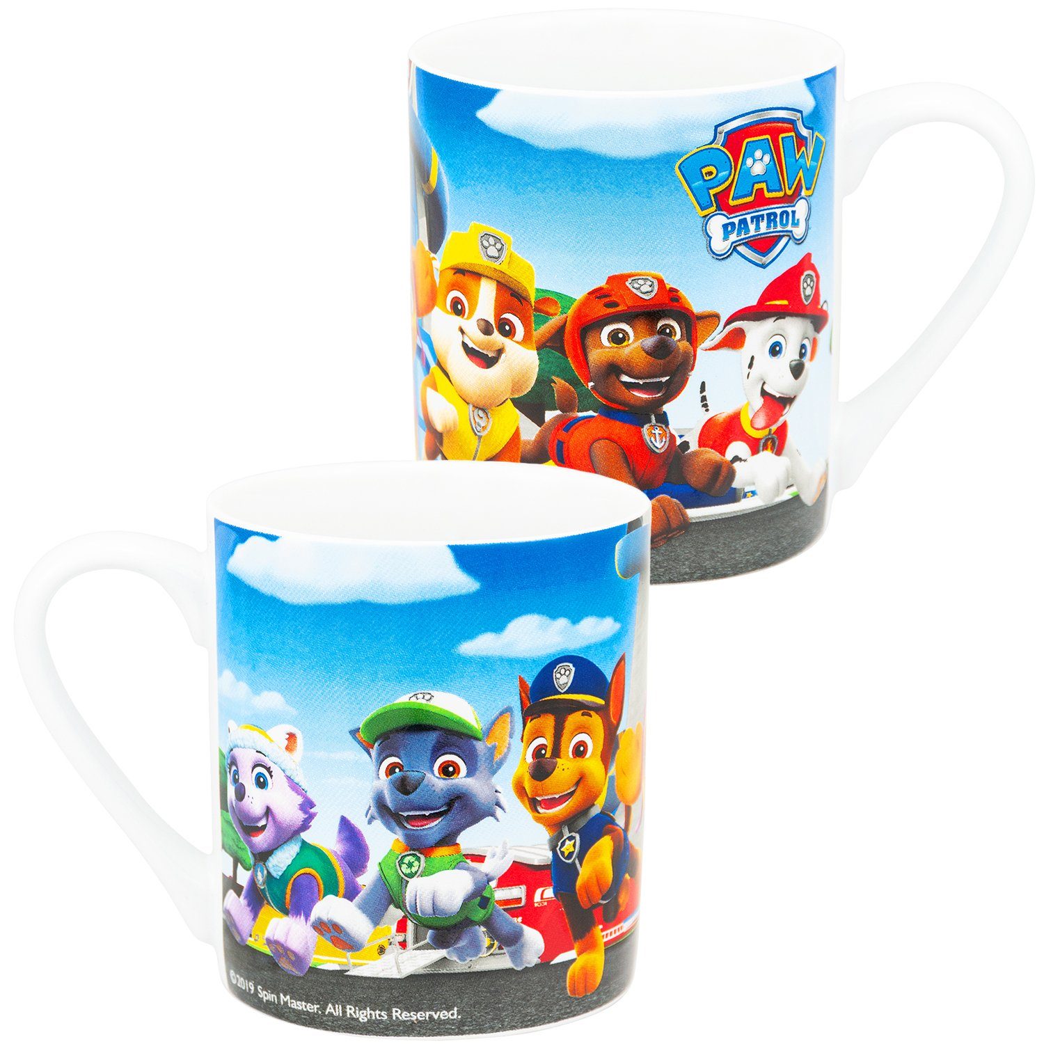 United Labels® Tasse Paw Patrol Tasse - Team Kaffeetasse aus Keramik 320 ml, Keramik