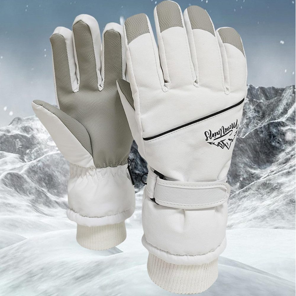 Blusmart Skihandschuhe Männer und Frauen Winter-Ski- und Schneehandschuhe (Warm und wasserdicht, Rutschfeste Touchscreen-Handschuhe) Für Gehen, Reiten, Laufen, Sport, Skifahren