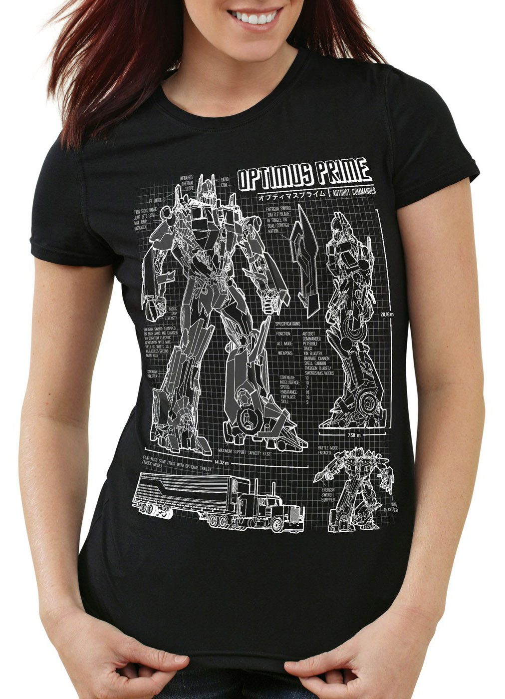 style3 T-Shirt Optimus Prime blaupause autobot günstig online kaufen