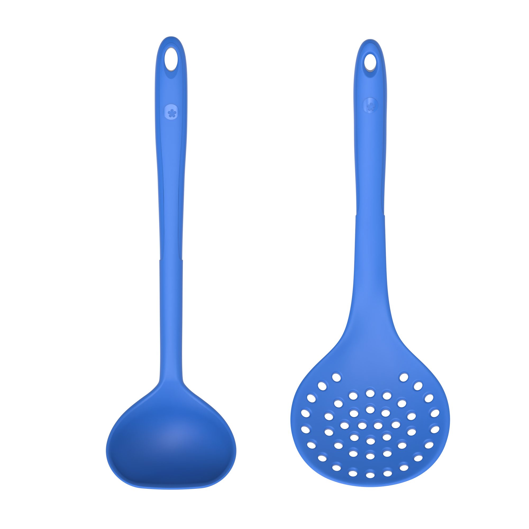 Kochblume Kochbesteck-Set Шумовки + Schöpfkelle L - 2-tlg. - blau