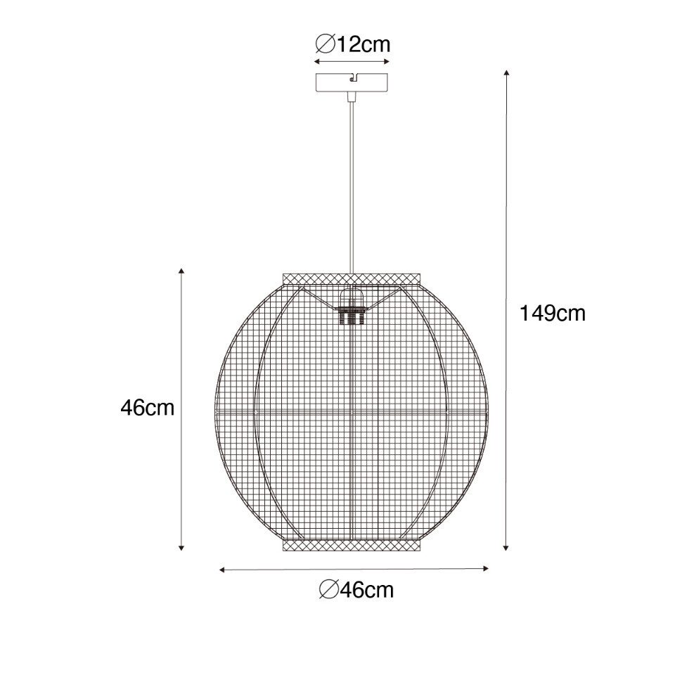 Qazqa Pendelleuchte Rob, ohne Leuchtmittel, Warmweiß, QAZQA Hängeleuchte, e27, Weiß, Textil, Orientalisch