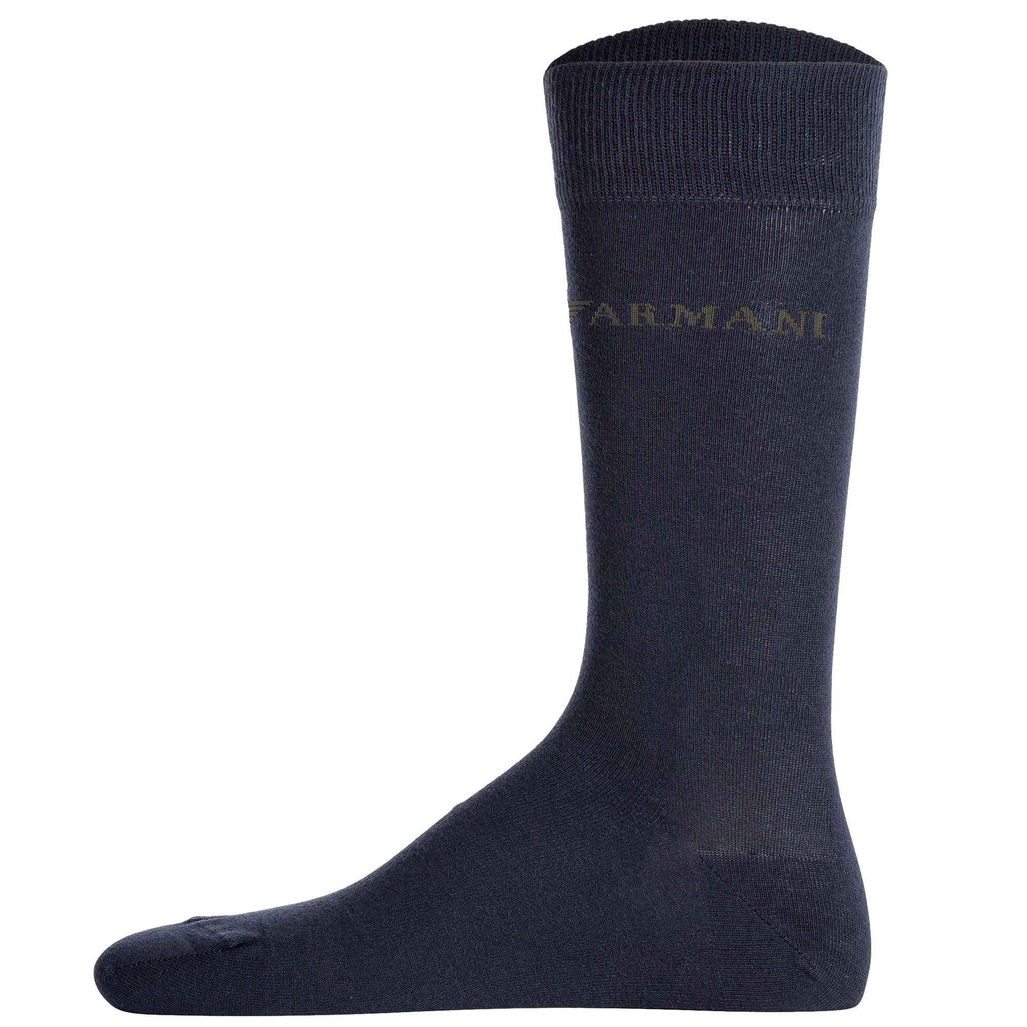 Emporio Armani Kurzsocken Herren Socken 3er Pack Baumwolle Casual Cotton (Packung, 3er Pack)