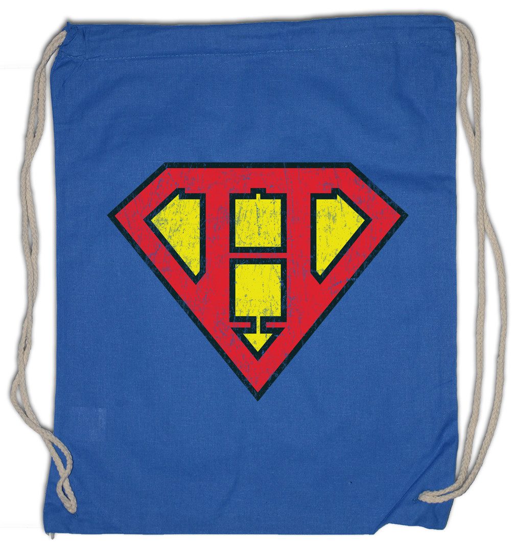 Turnbeutel Super H Turnbeutel Buchstabe Initialen Vorname Nachname Man Fasching