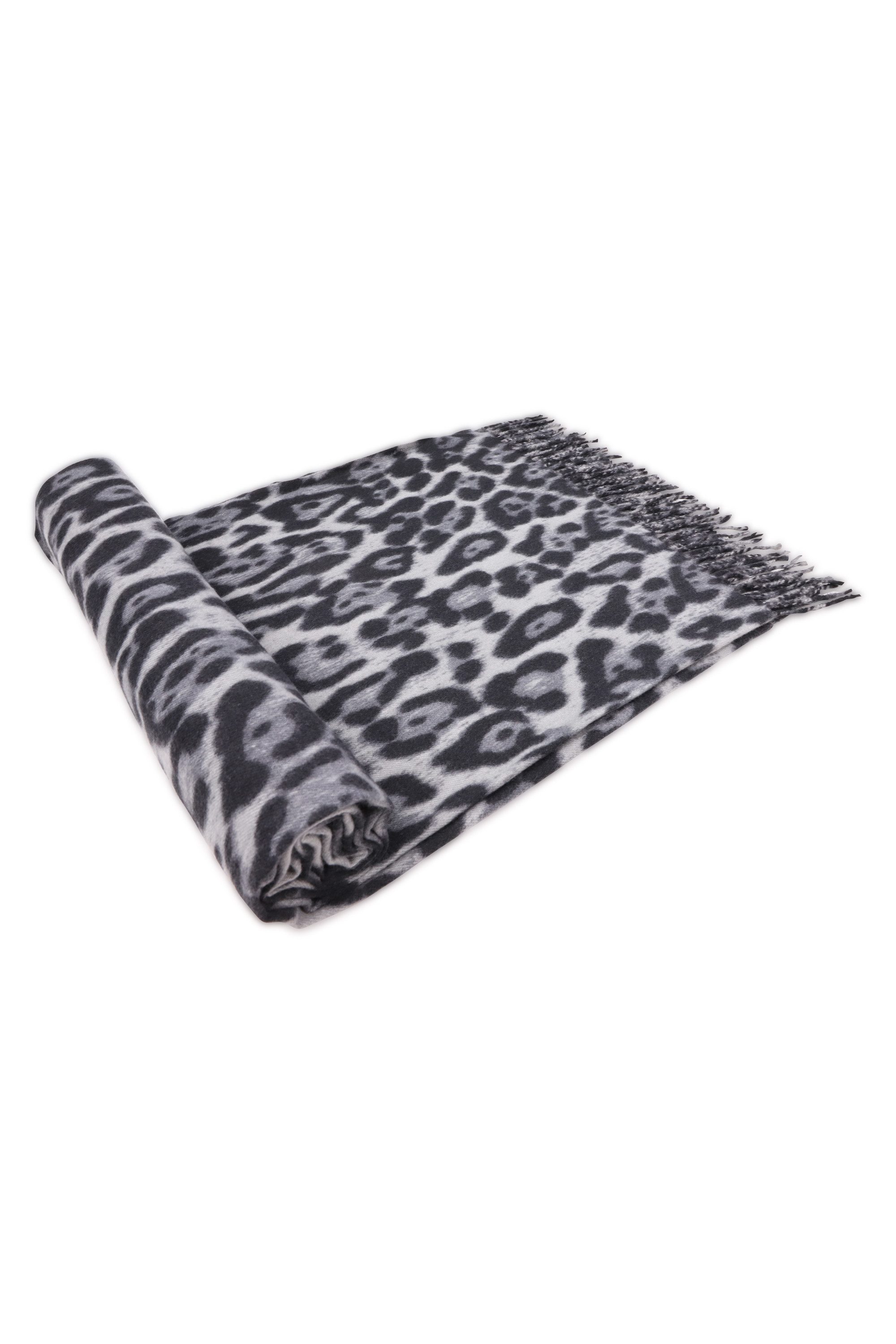malito more than fashion Modeschal XXl Animal Print Schal S605, langer XXL Schal / Stola / Überwurf Leo-Print