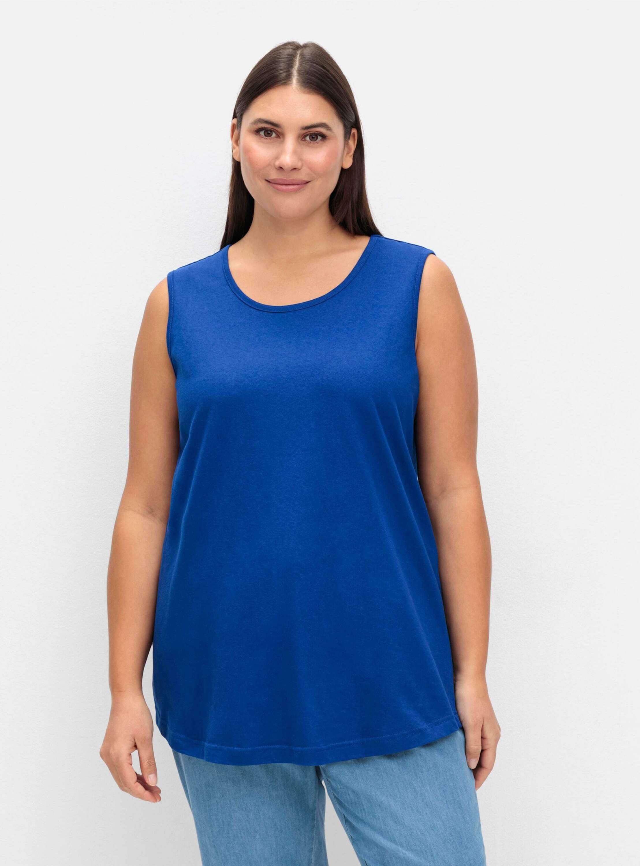 Sieh an! Shirttop Doppelpack Tops Ärmellos (2-tlg)