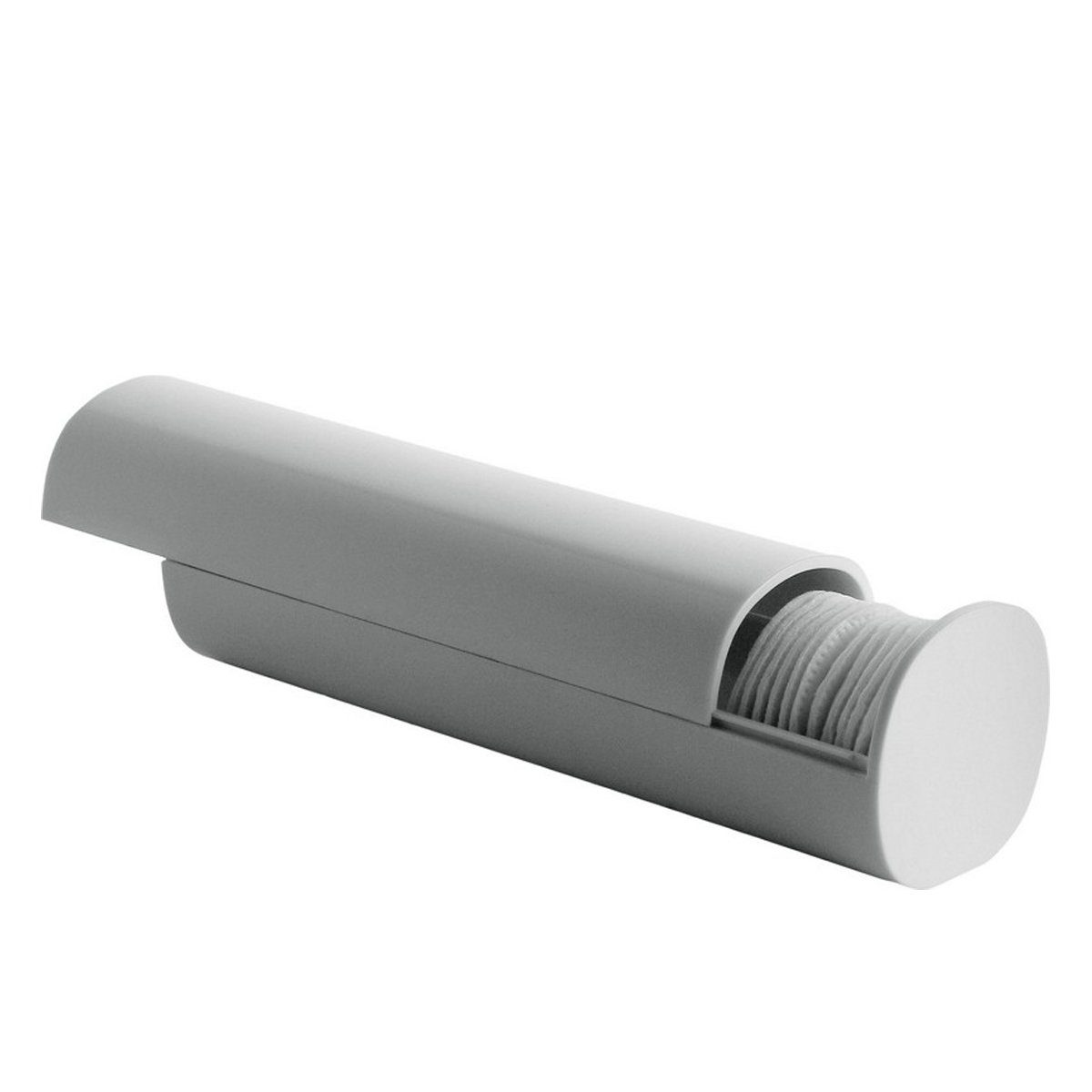 Alessi Aufbewahrungsbox Wattedispenser BIRILLO, weiß