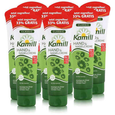 Kamill Hautcreme Kamill Hand & Nagelcreme Classic 133 ml - mit natürlicher Kamille (8er