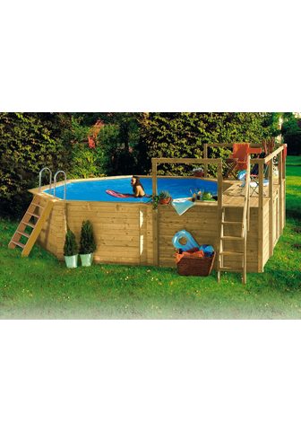 KARIBU Achteckpool »Holzpool Gr. 1 комп...