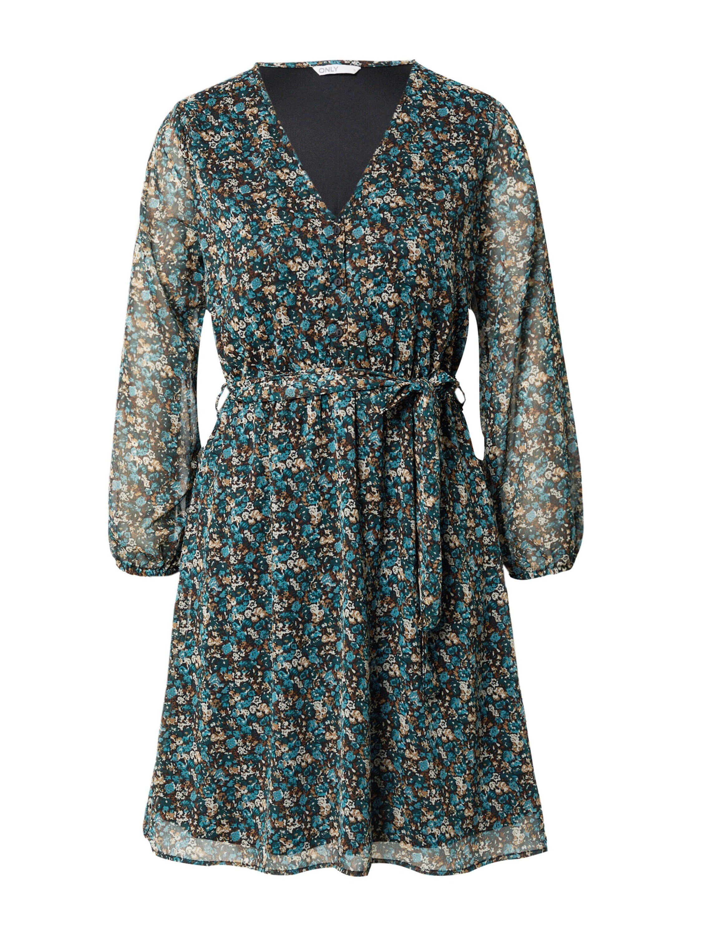 DITSY Cera Drapiert/gerafft, ONLY Falten (1-tlg) Sommerkleid Green/FALL Balsam