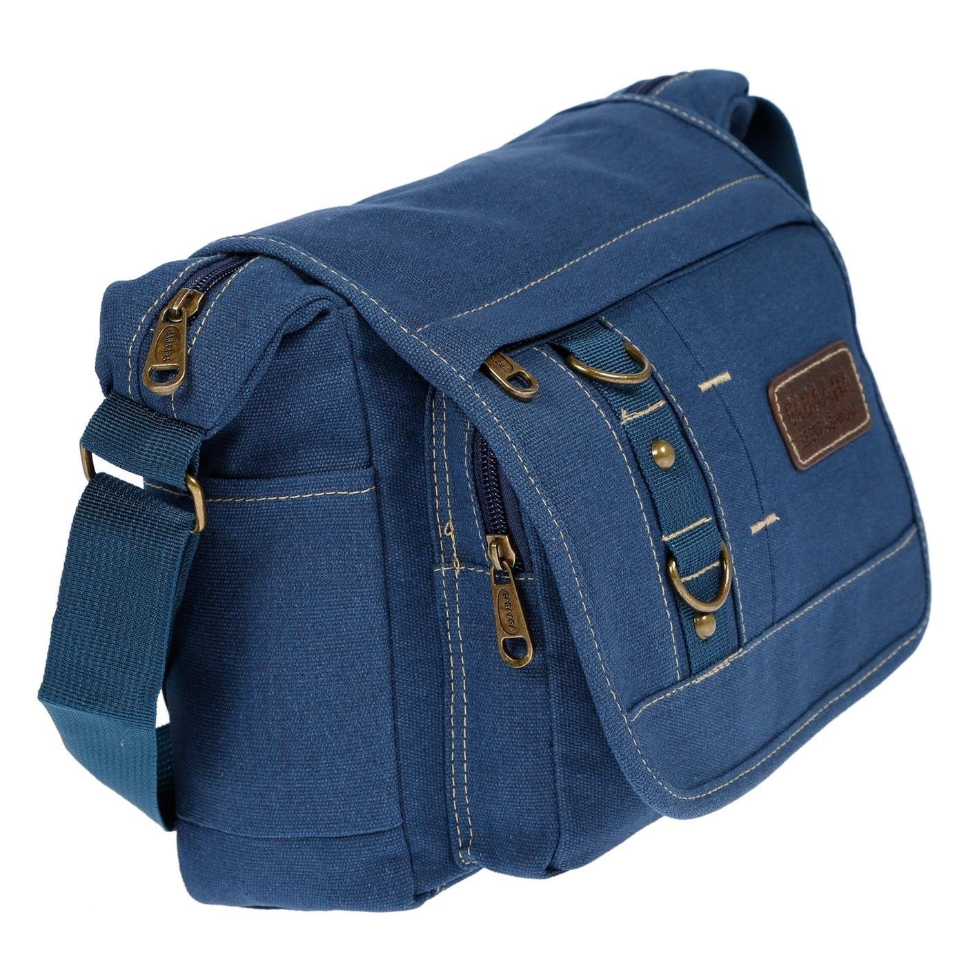 Christian Wippermann Umhängetasche Damen Tasche Schultertasche Umhängetasche aus Canvas (1 tlg), inversch. Farben
