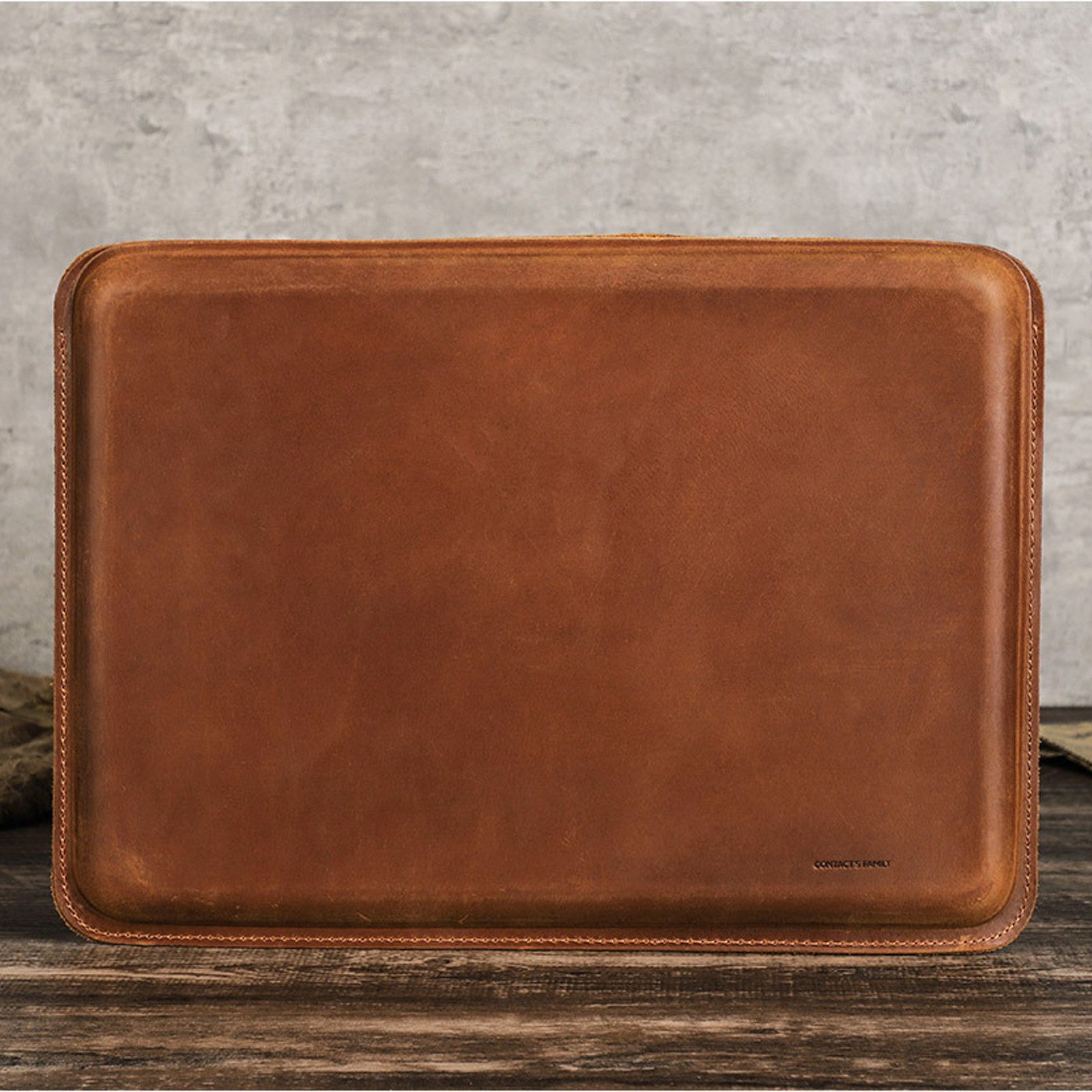 YUBRO-STUDIO Laptoptasche Für MacBook Pro 16 Zoll Echtleder Laptop Sleeve L günstig online kaufen