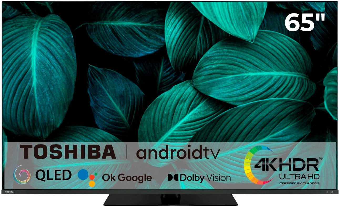 Toshiba 65QA7D63DG LED-Fernseher (164 cm/65 Zoll, 4K Ultra HD, Android TV, Smart-TV) schwarz ! RABATT: 52.4% Toshiba 65QA7D63DG LED-Fernseher (164 cm/65 Zoll, 4K Ultra HD, Android TV, Smart-TV) schwarz ! RABATT: 52.4%