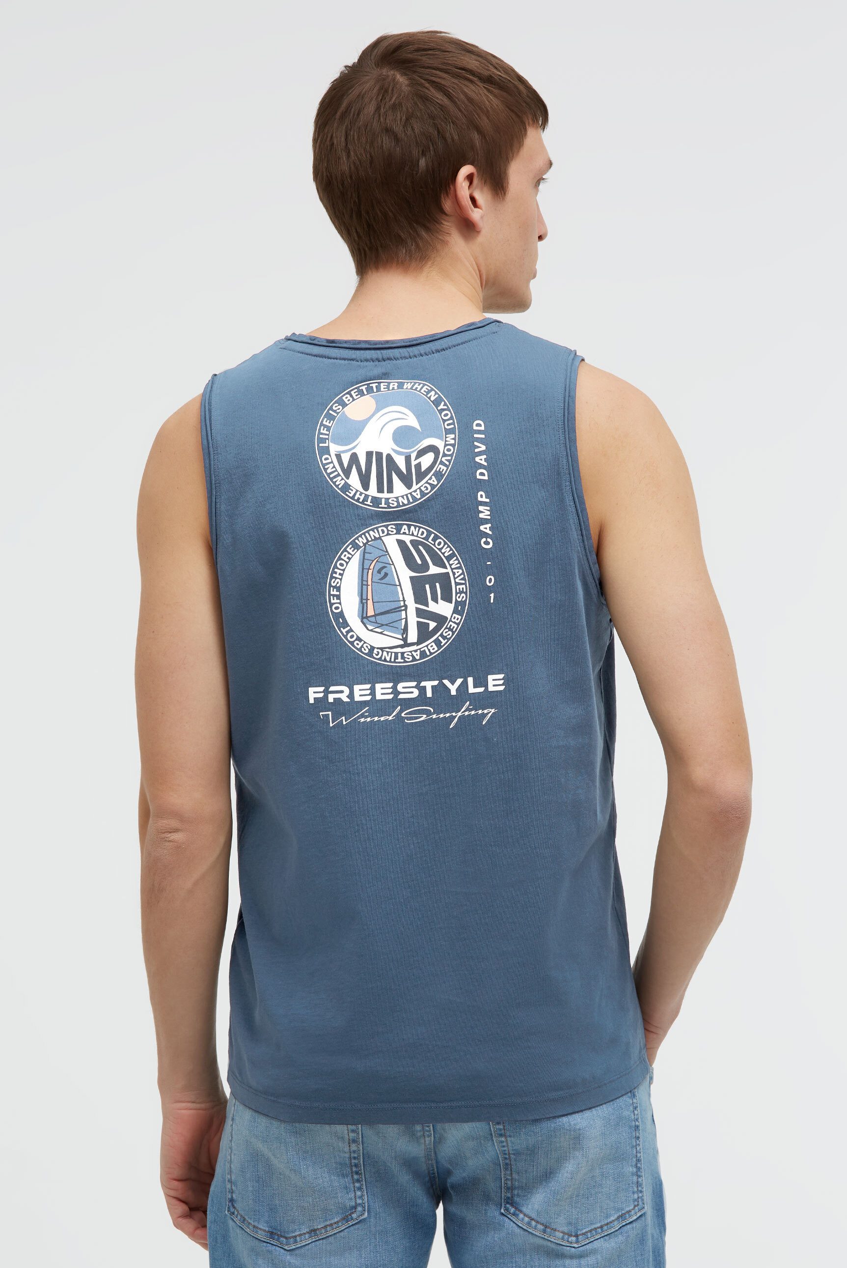 CAMP DAVID Tanktop aus Baumwolle