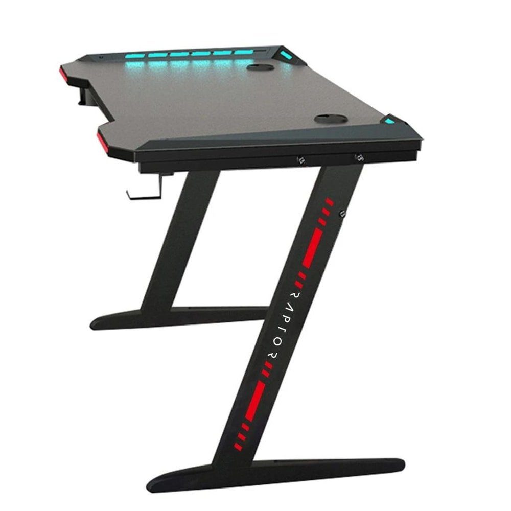 RGB Gamingtisch Raptor-Gaming GT-100 Gaming-Tisch Raptor