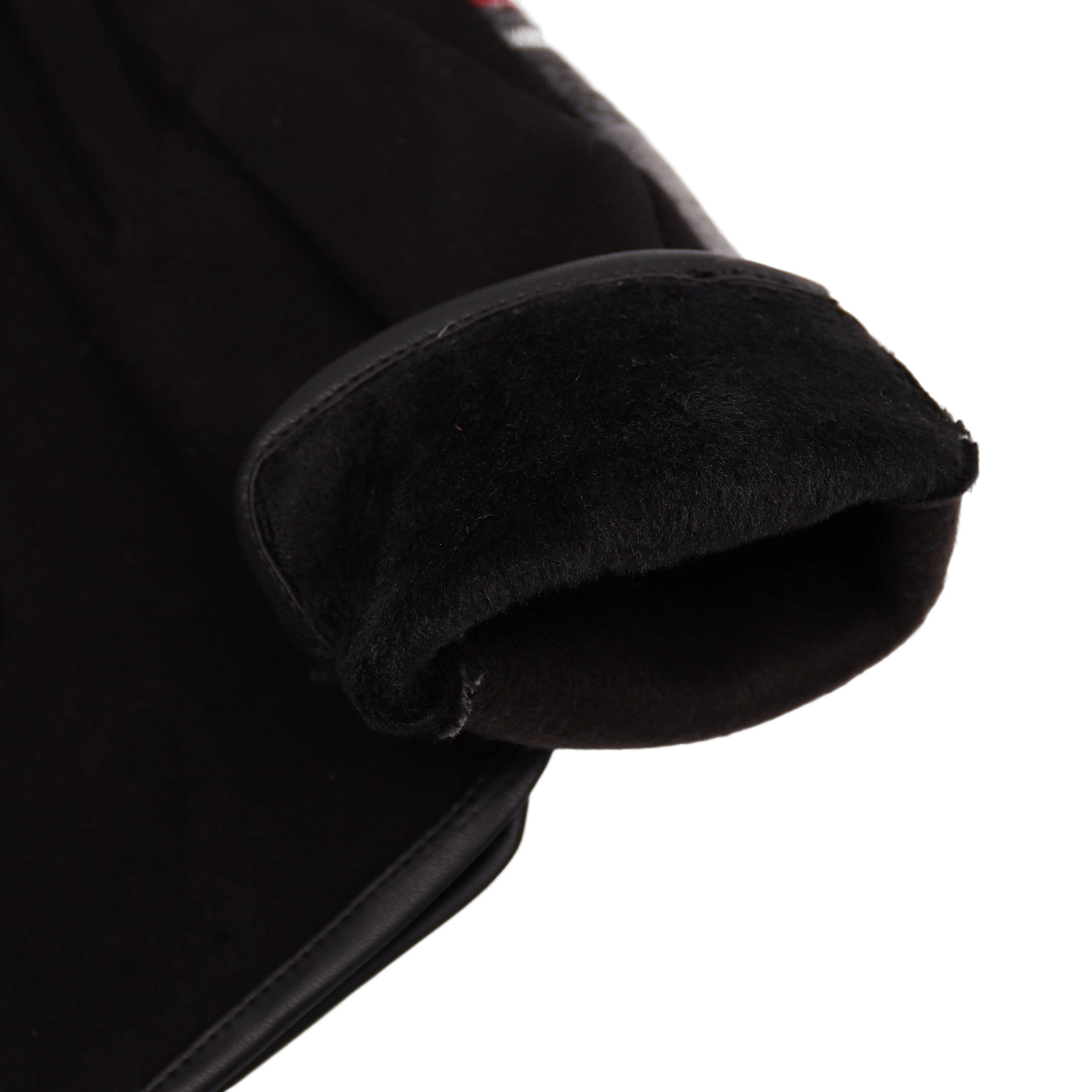 MIRROSI Fleecehandschuhe Damen Touchscreen Handschuhe gefüttert Warm ONESIZE aus Stoff sehr weich und warm ideal für Herbst oder Winter