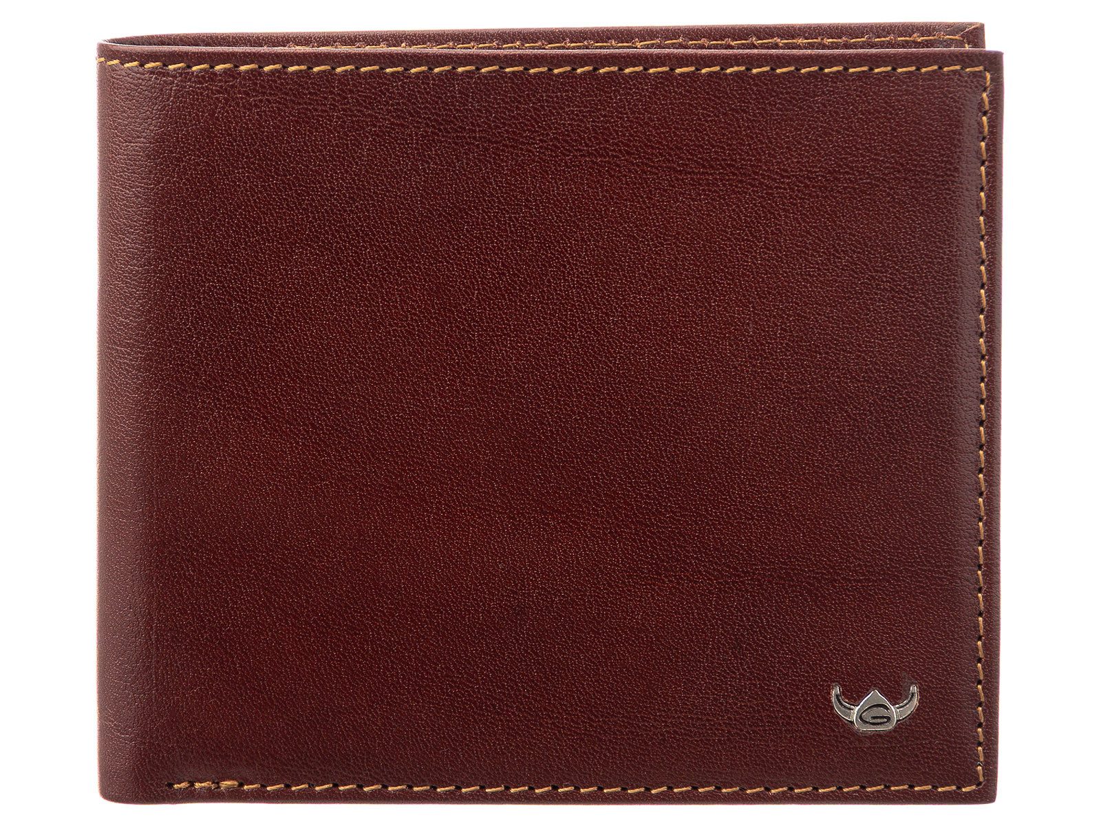 Golden Head Geldbörse Colorado RFID Geldbörse 113561 Scheintasche (Stück, 1-tlg., 1), Doppelsteppnähte